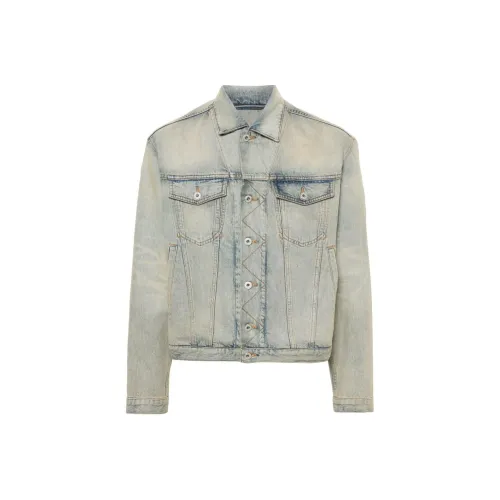 KENZO Drawn Varsity Denim Trucker Jacket