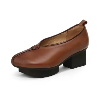 OCCAMAN Chunky Heel High Heels 4.5cm Women's