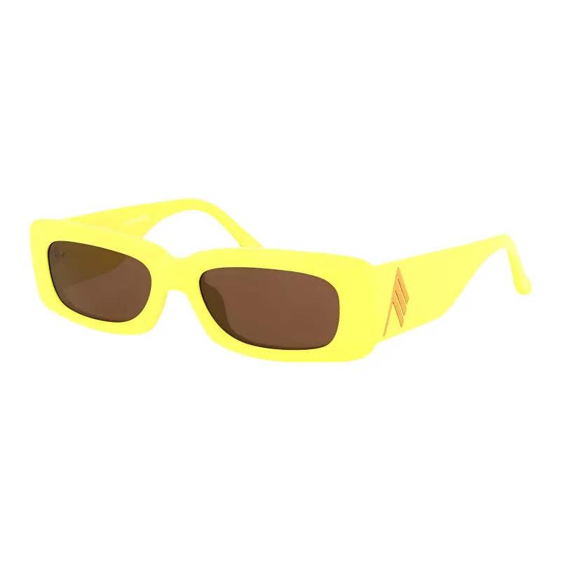 The Attico Mini Marfa Rectangular Frame Sunglasses-0