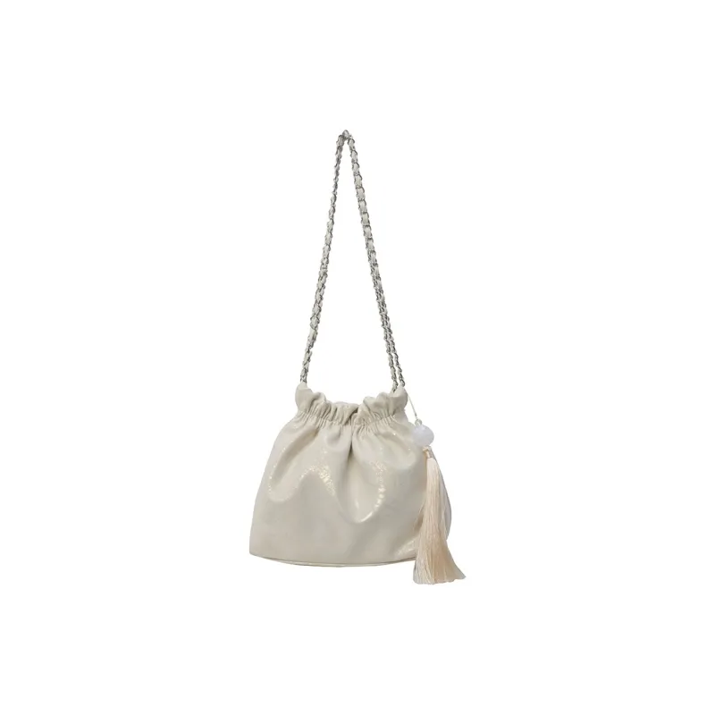 Yalu PU Crossbody Bag, Shoulder Bag Women's Black/Ecru/Silver/Pink-8