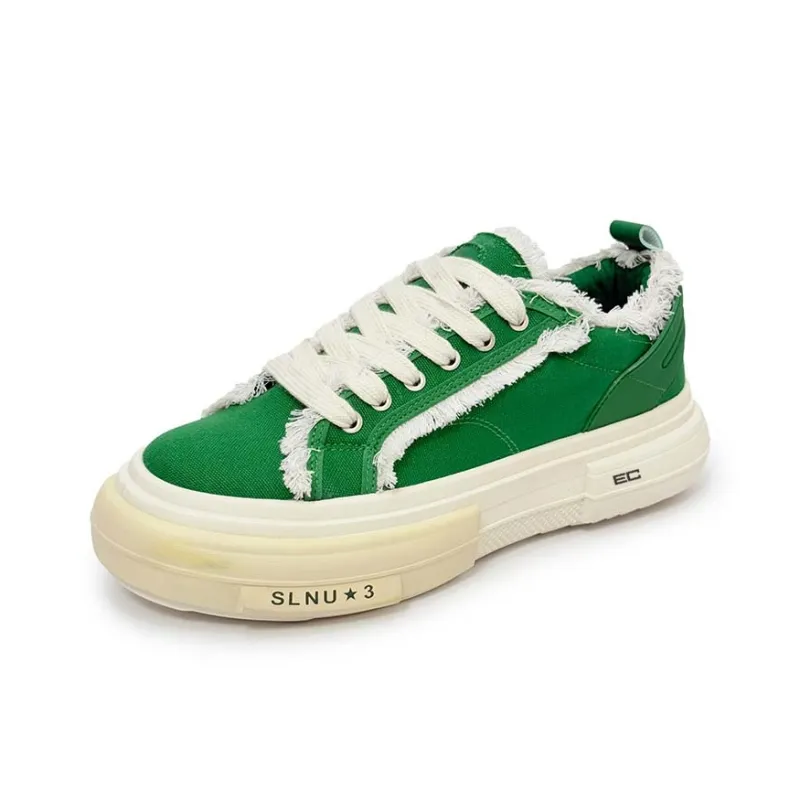 ENRICO COVERI Anti Slip Wear Resistant Low Top Canvas Shoes Men's-9