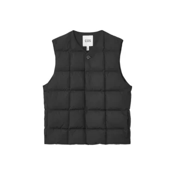 COS Vests Men Black