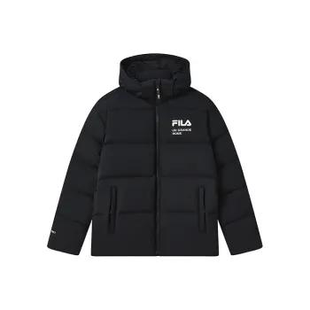 FILA Down Jacket Unisex Jet Black