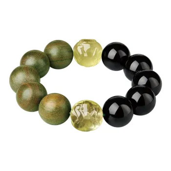 SGE Green Sandalwood Bracelets Men's