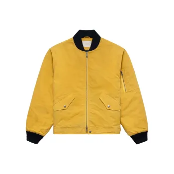 AIME LEON DORE Cropped Bomber Jacket