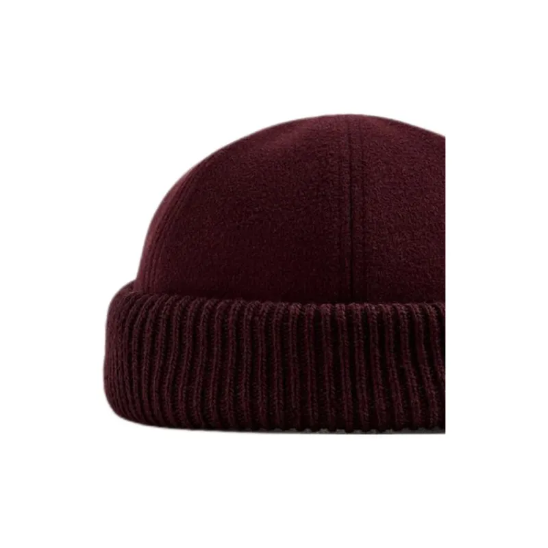 ZARA Polyester Beanies Men's Dark Red-1