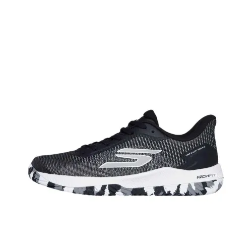 Skechers Viper Court Pro 2.0 Low Top Training Shoes Women's Black White