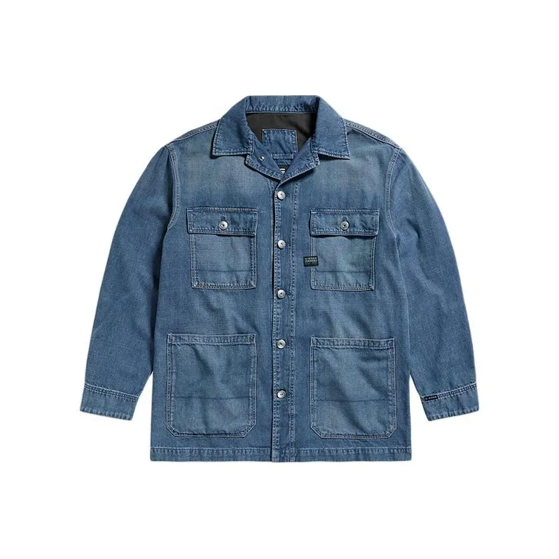 G STAR RAW Denim Jacket Men's Blue-0