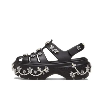 Crocs Stomp Fisherman Clog Simone Rocha Black