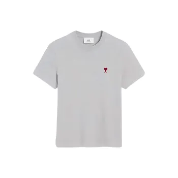 AMIPARIS T Shirt Unisex Cloud Brocade Gray