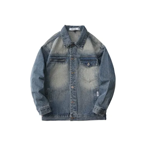 JASONWOOD Cowboy On The Run Denim Jacket Men's Sky Blue