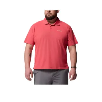 Columbia PFG Freezer Polo Shirt Men's Sunset Red