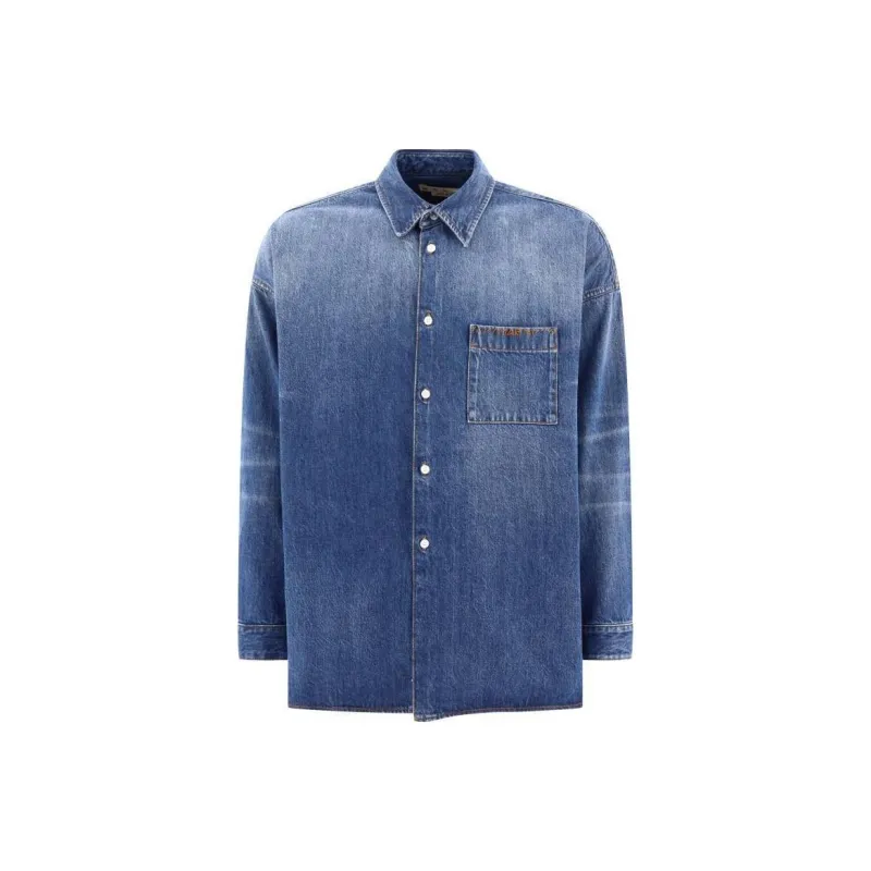 MARNI Denim Jackets Men Blue-0