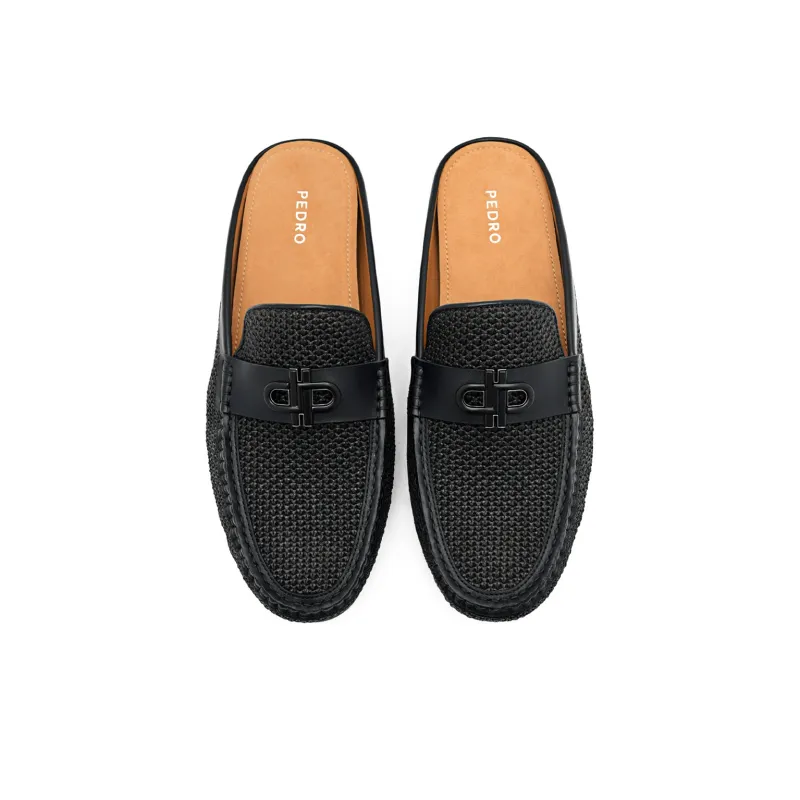 PEDRO Icon Series Composite Sole Closed Toe Slippers Men's Black-8