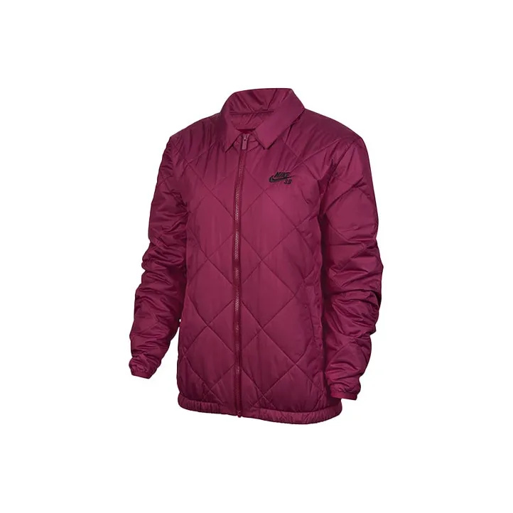 Nike Puffer Jacket Winter Unisex Burgundy-0