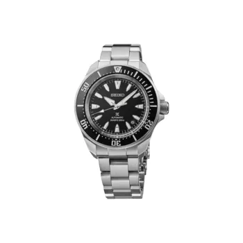 SEIKO Prospe Automatic/Manual Mechanical Movement Stainless Steel Strap Watch 41.7mm Men's Watches Black Dial