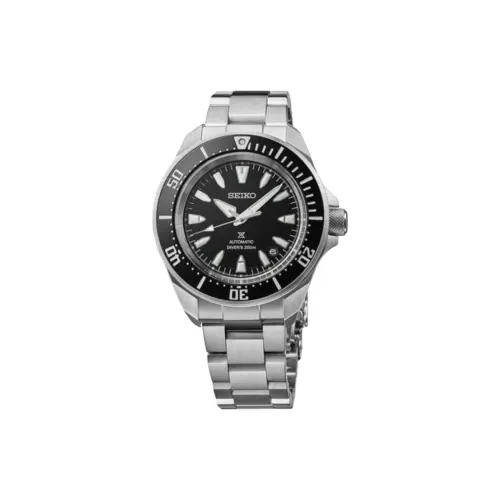SEIKO Prospe Automatic/Manual Mechanical Movement Stainless Steel Strap Watch 41.7mm Men's Watches Black Dial
