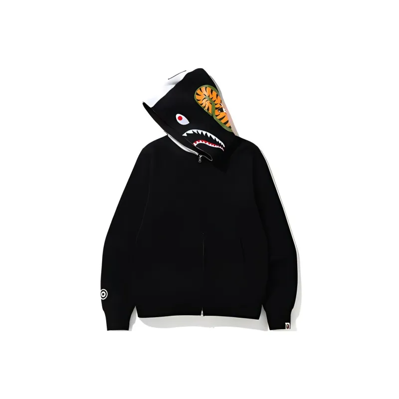 Bape City Camo Side Shark Full Zip Hoodie-1