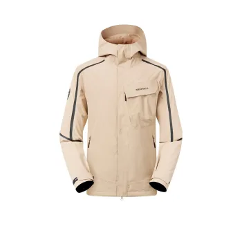 MERRELL Waterproof, Breathable, Quick Dry, And Windproof Windbreaker Jacket Men's Khaki Color