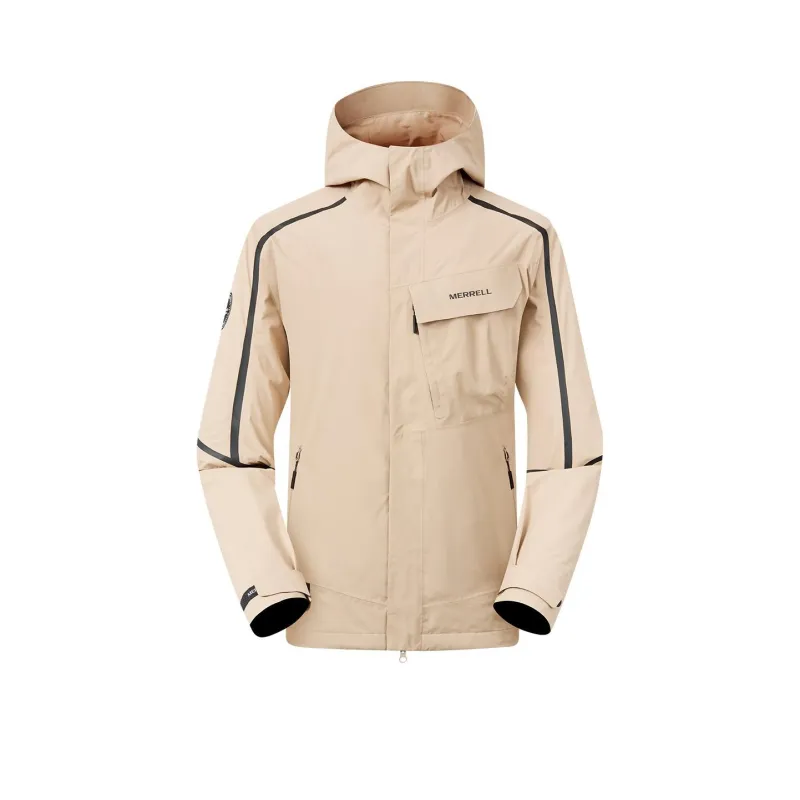 MERRELL Waterproof, Breathable, Quick Dry, And Windproof Windbreaker Jacket Men's Khaki Color-0