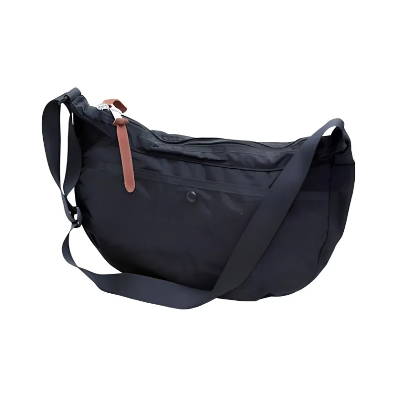GREGORY Nylon Shoulder Bag Medium Size Men's Black & Brown-1