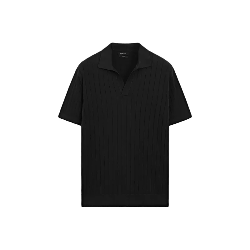 Massimo Dutti Polo Shirt Men's Black-0