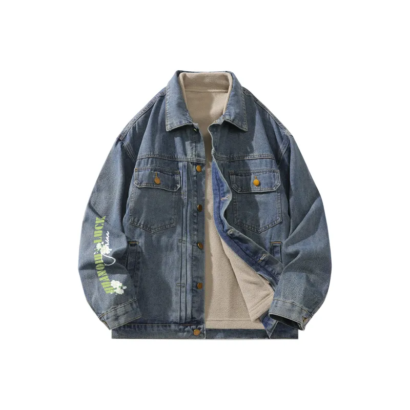 HUANQIU Denim Jackets Unisex-27