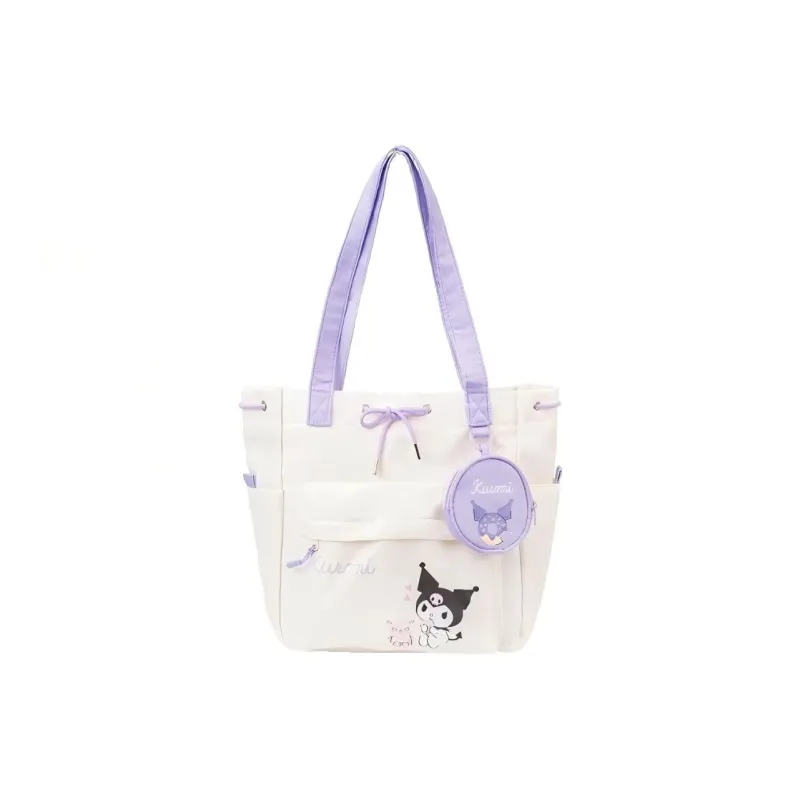 Sanrio Polyester Drawstring Shoulder Bag Women's Multicolor-4