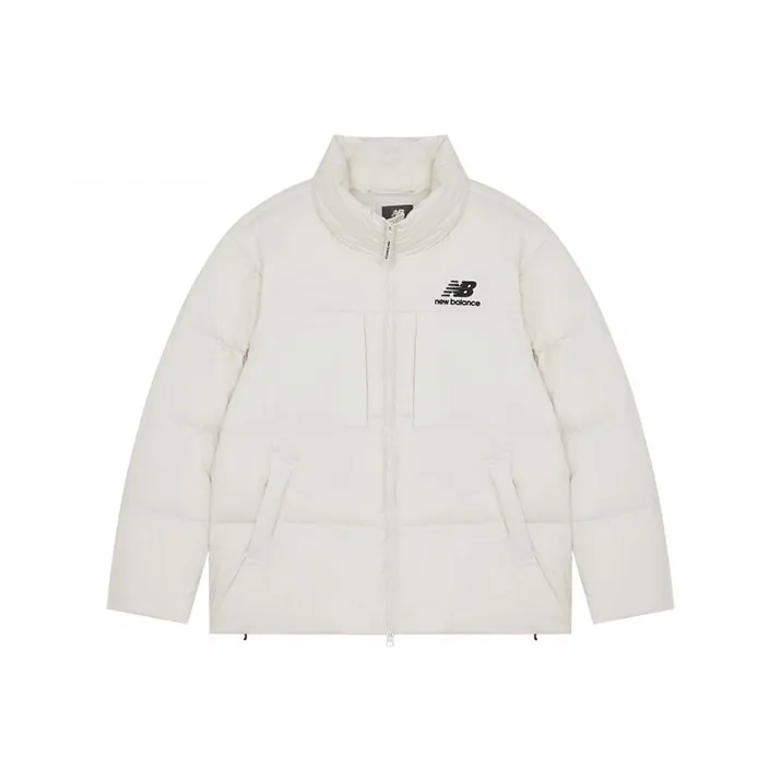 New Balance Down Jacket Winter Unisex Cream White-0