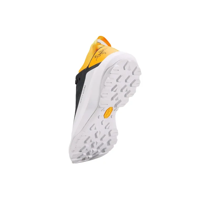 Arcteryx Vertex Alpine Anti Slip Wear Resistant Low Top Mountaineering & Hiking Shoes Men's Gray Orange-4