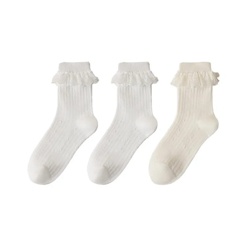 Temooues Mid Calf Socks Women's 3 Pack-15