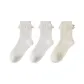 [3 Pack[Lace Mesh]2 White+Milk White]
