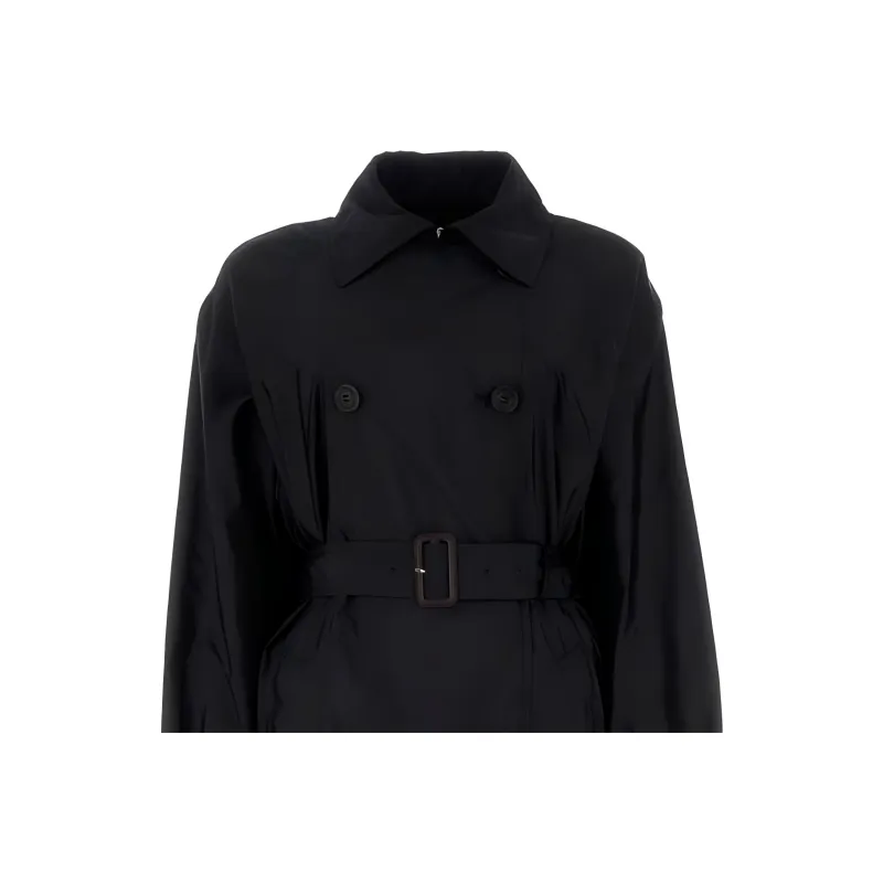 PRADA Re Nylon Belted Trench Coat-2