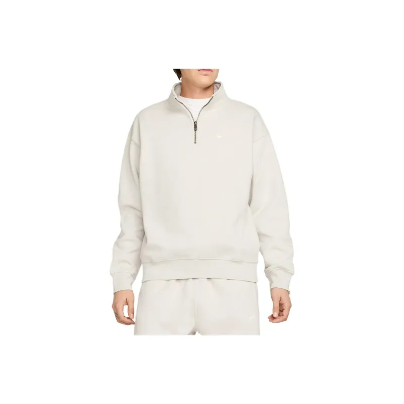 Nike Solo Swoosh Sweatshirt Men's Ecru-0