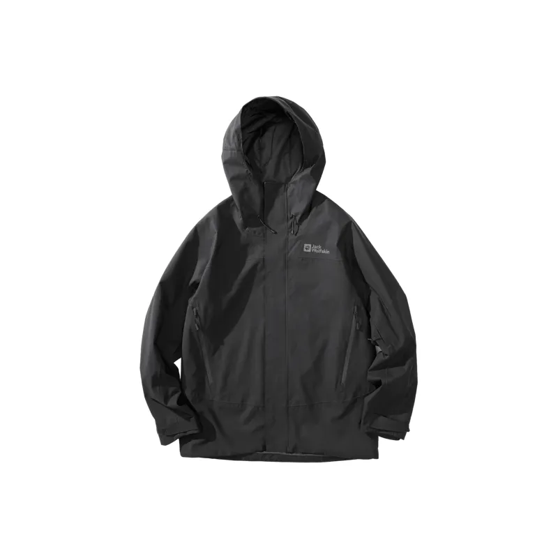 Jack Wolfskin KAMMWEG Water Resistant Windproof Breathable Water Repellent Windbreaker Jacket Men's-3