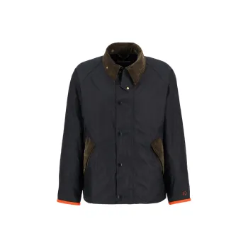BARBOUR x FLOWER MOUNTAIN Jackets Coats Unisex Marine Blue
