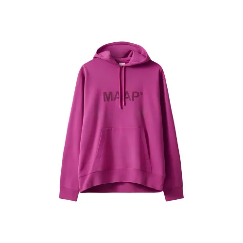 MAAP Essentials Hoodie Magenta Sweatshirt Men's Cherry Red