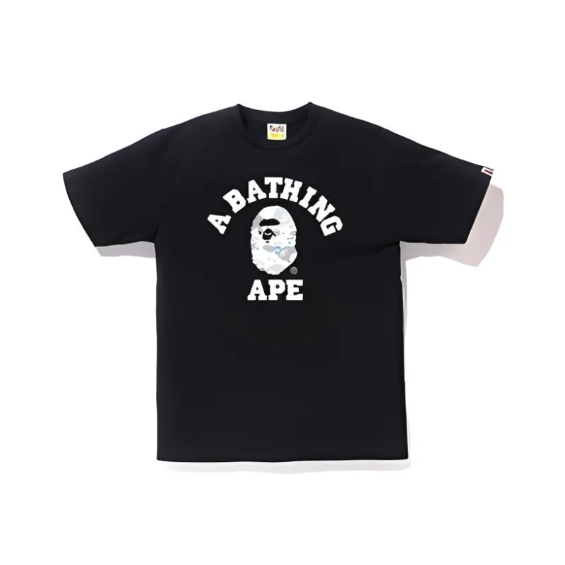 Bape Foil Neon Camo College Tee-0