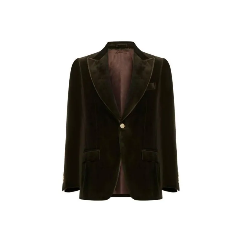 LARDINI Velvet Blazer-0
