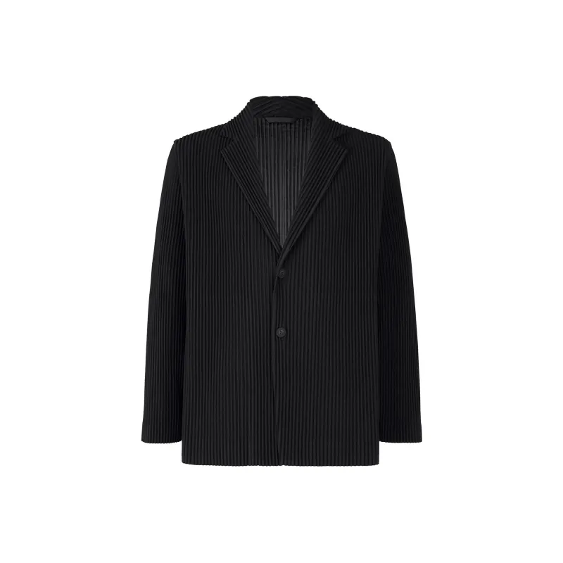 Homme Plissé Issey Miyake SS24 Business Suits Coats Men's Black-0