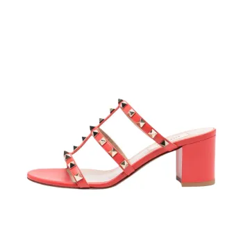 Valentino Slide Slippers Women's Red