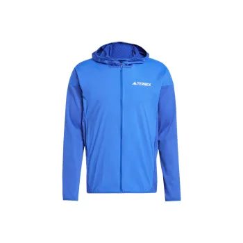 Adidas Free Shipping With AdiClub Terrex Xperior Climawarm+ Wind Light Fleece Hooded Jacket