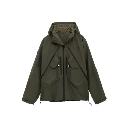 VOLCOM Hiking Waterproof, Windproof, Breathable, And Abrasion Resistant Windbreaker Jacket Unisex