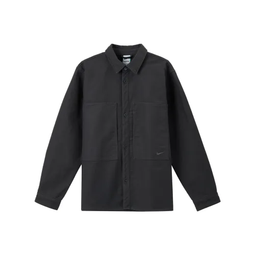 Nike Swoosh Shirts Men Black
