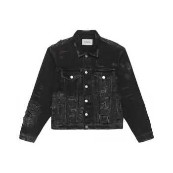 FRAME SS24 Denim Jacket Men's Dark Gray