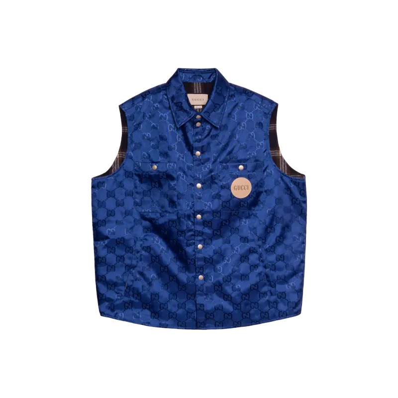 GUCCI Vests Men Blue-0