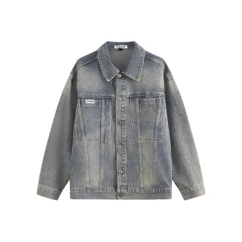 VALKOMM Denim Jacket Men's Grass Head Gray