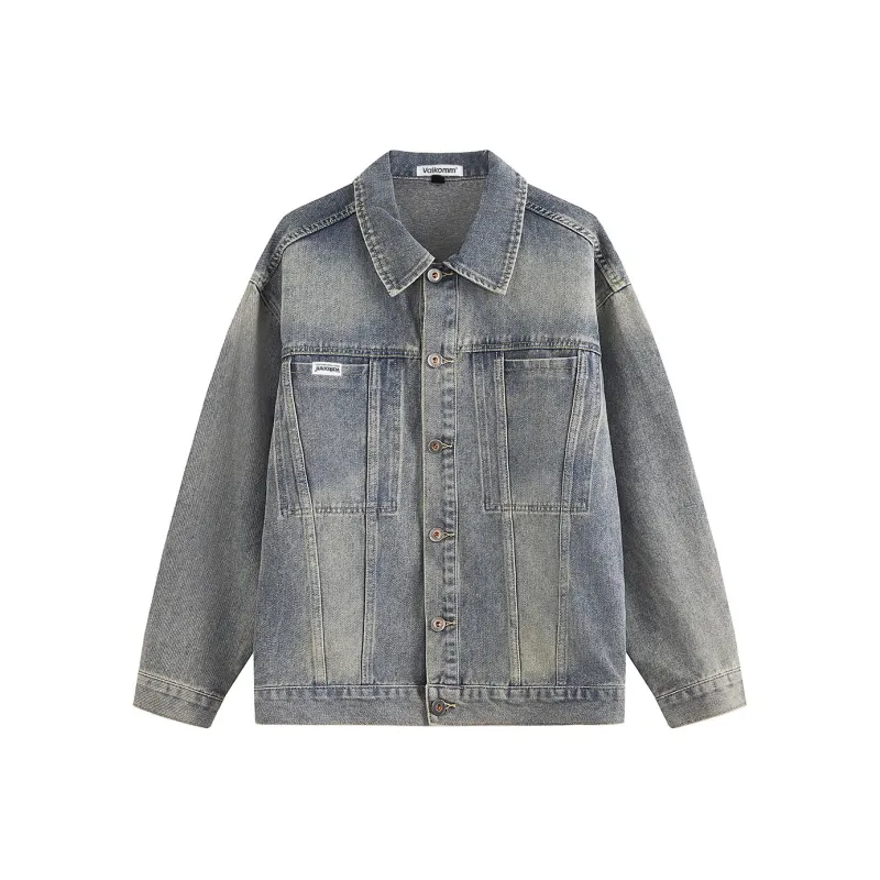VALKOMM Denim Jacket Men's Grass Head Gray-0