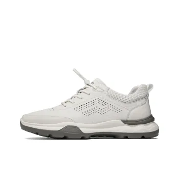 HD Anti Slip Wear Resistant Low Top Casual Shoes Men's White
