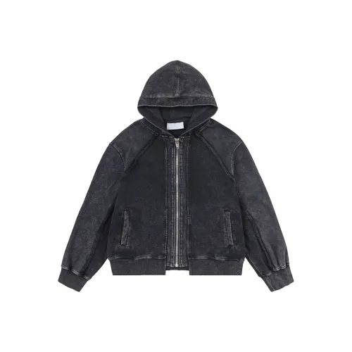 MT99 Jackets Coats Unisex Washed Black